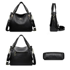 Handväska dam stor – mjuk tote axelväska & crossbody