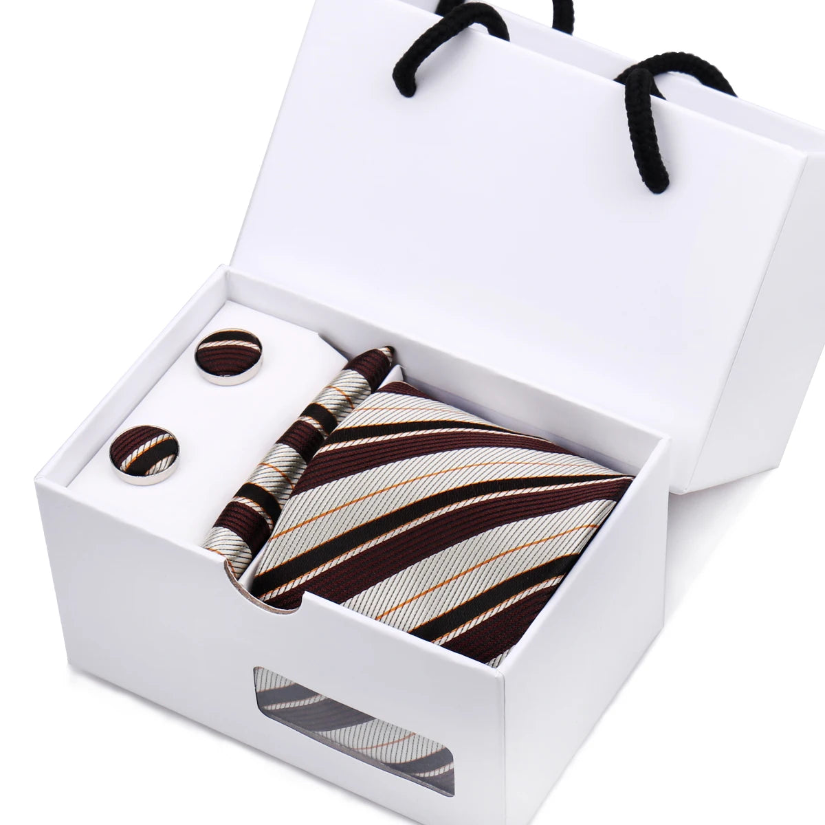 Slipsset i presentbox – lyxigt herrset