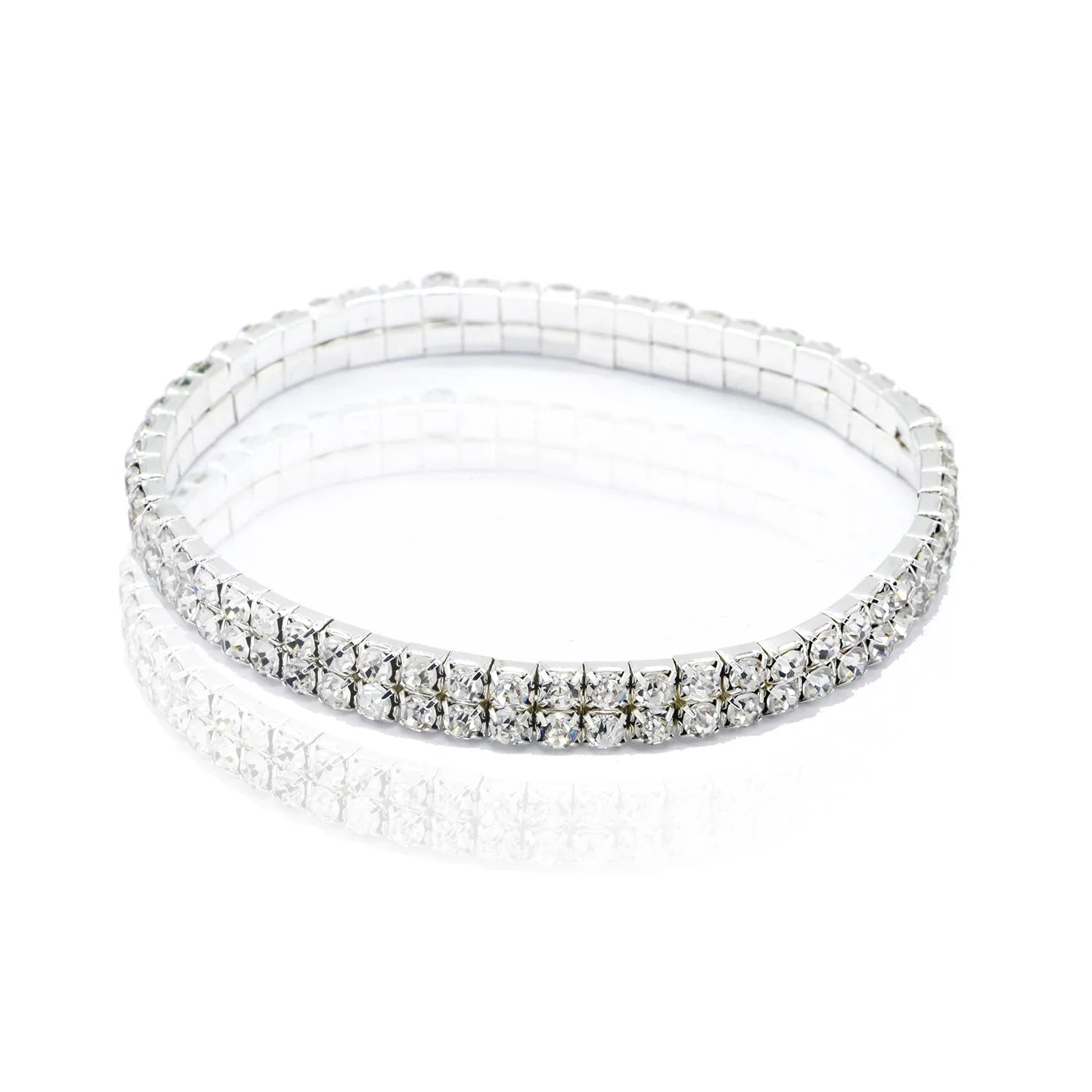 Fotlänk dam strass – multilayer kristallkedja