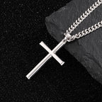 ArtPage korshalsband i 925 sterlingsilver – silverfärgat korshänge