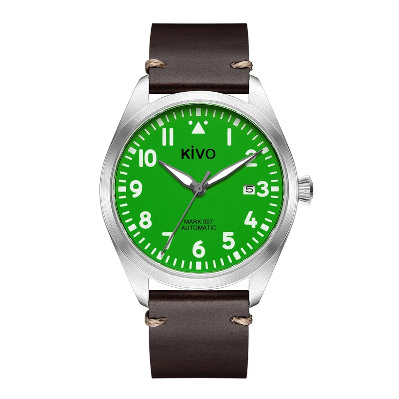 Automatisk Flieger pilotklocka herr – Miyota 8215 med safirglas