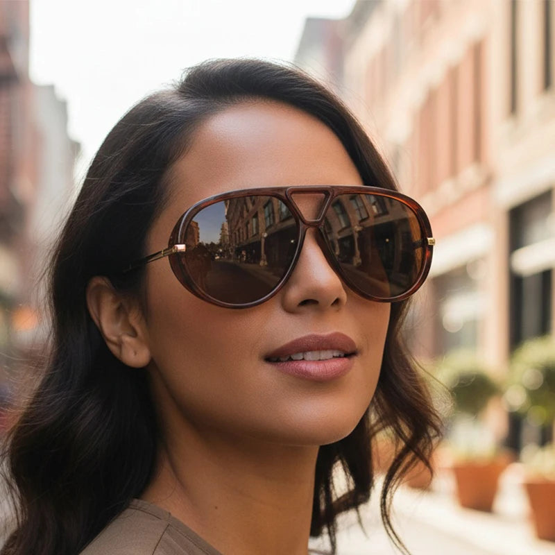 Solglasögon dam – oversize svarta