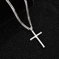 ArtPage korshalsband i 925 sterlingsilver – silverfärgat korshänge