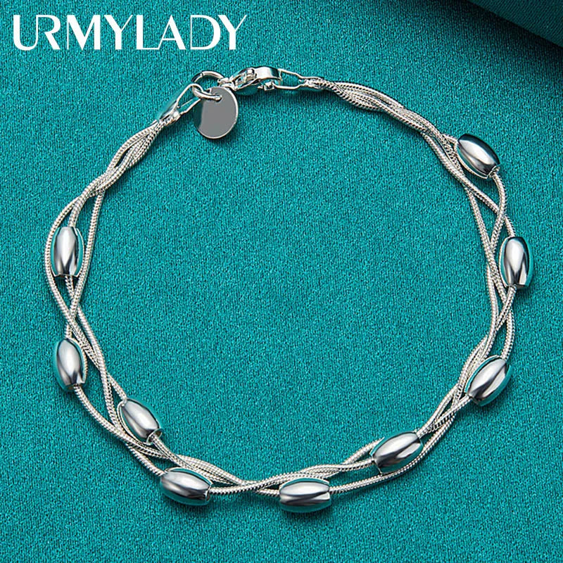 Sterling silver armband dam – elegant kedjearmband i klassisk design