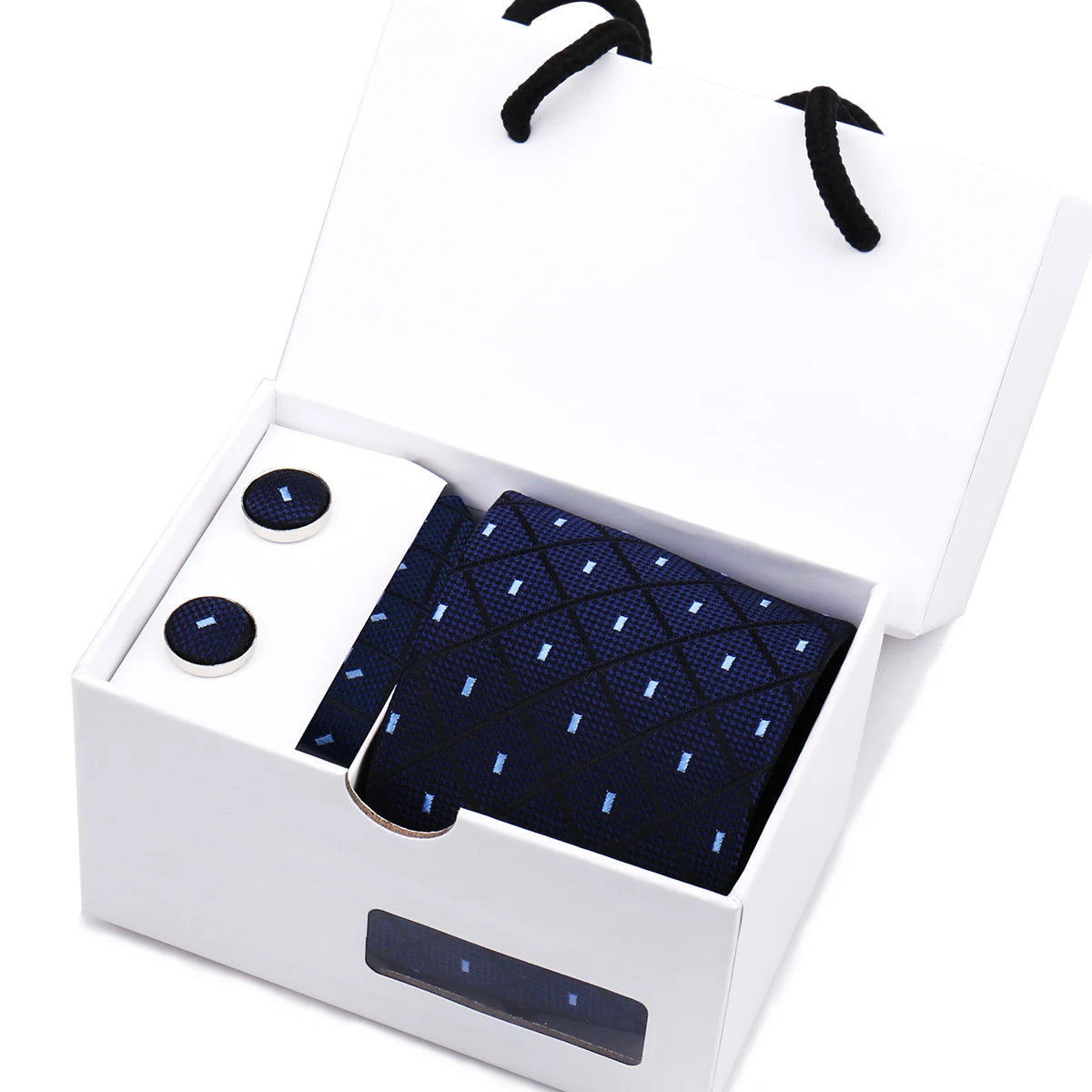 Slipsset i presentbox – lyxigt herrset