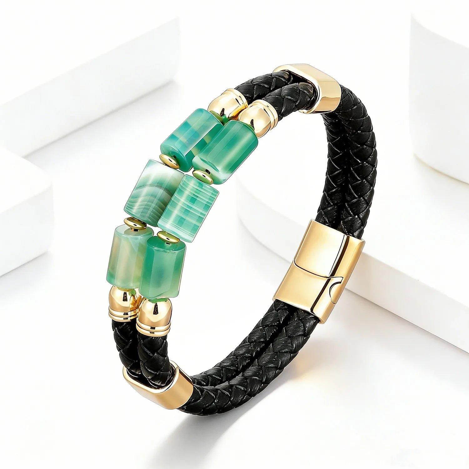 Armband herr – stenarmband med magnetlås