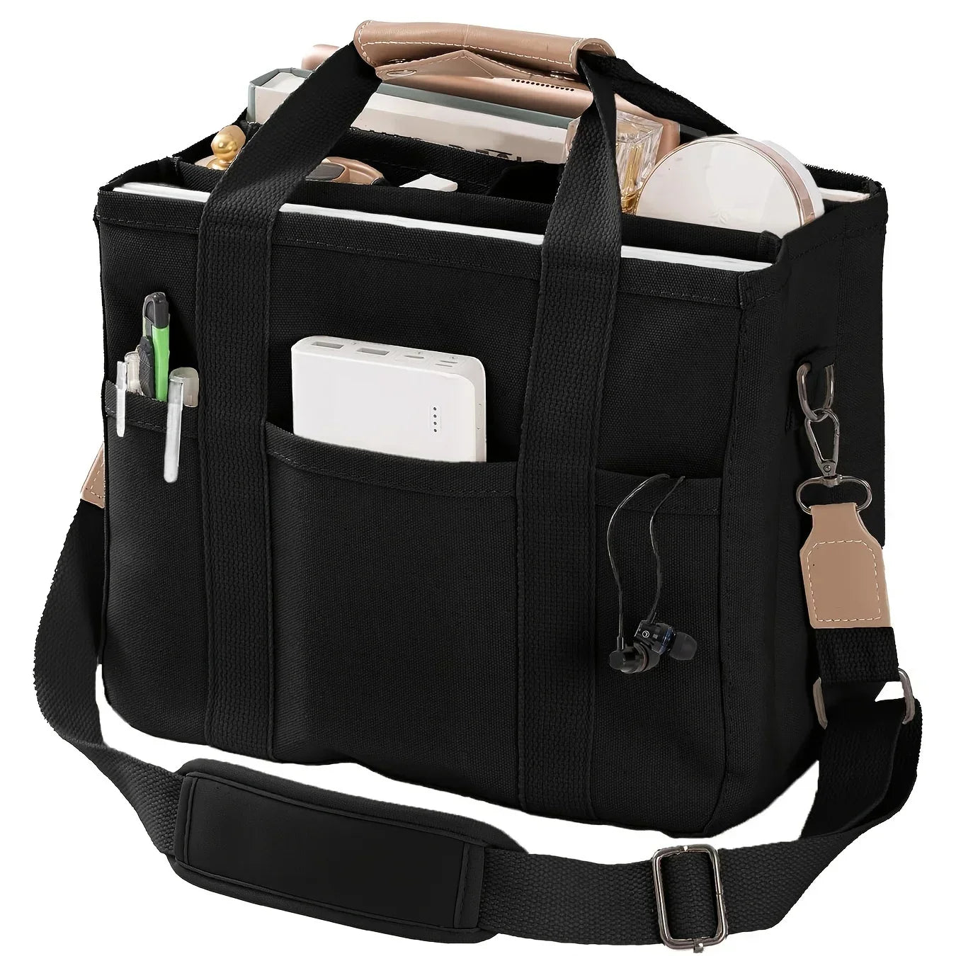 Väska dam – rymlig canvasväska med stor kapacitet