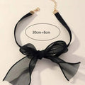 Halsband dam – pärlchoker med rosett