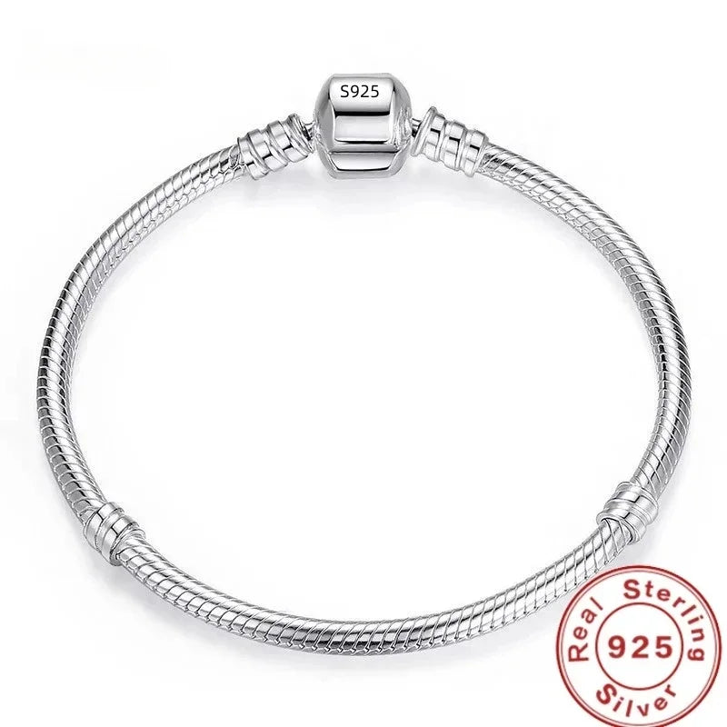 925 Sterling Silver Armband – Ormkedja dam