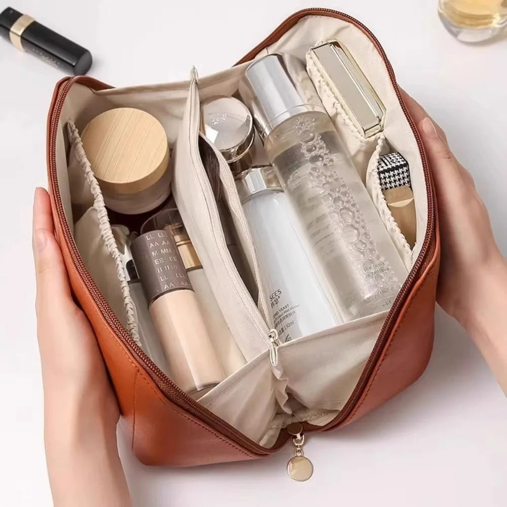 Sminkväska Travel Organizer – rymlig necessär för smink & hygien