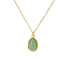 Halsband dam – halsband med healing crystal oregelbundna