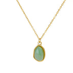 Halsband dam – halsband med healing crystal oregelbundna