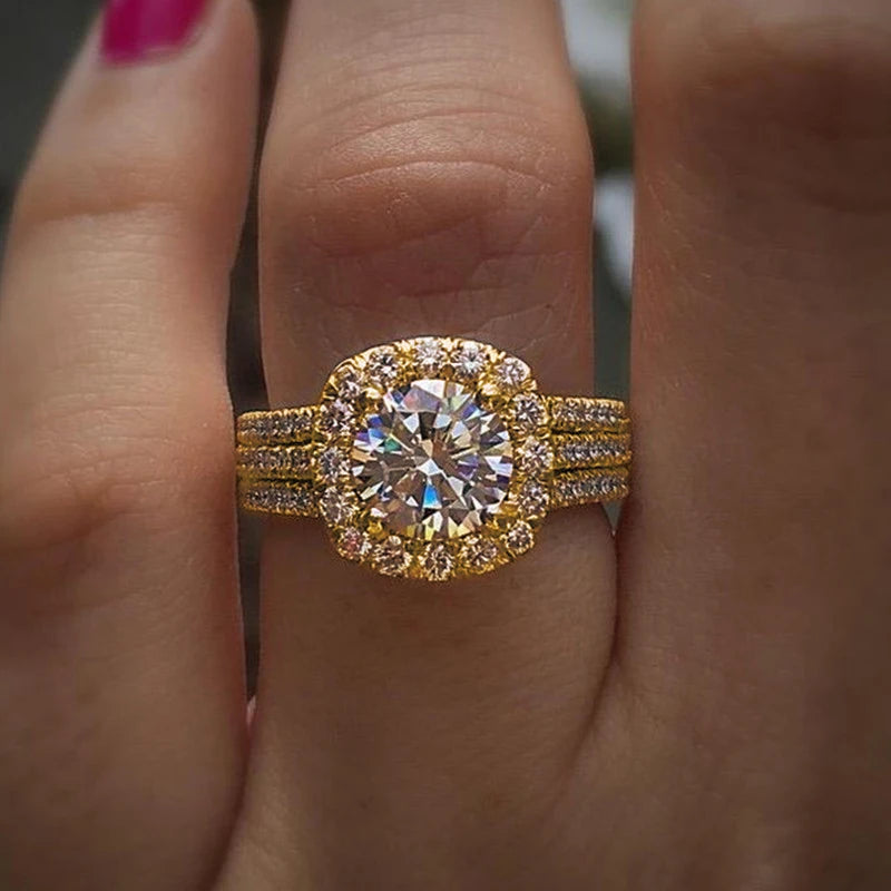 Ring dam – klassisk ring i silverton cushion cut