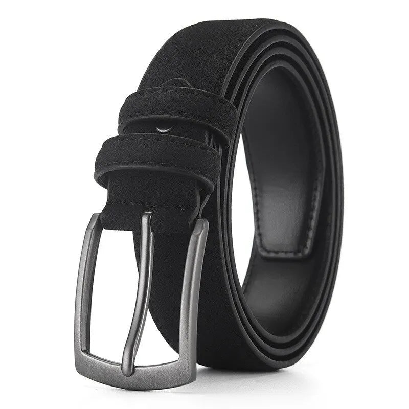 Herrbälte i PU – Stilrent casual bälte 3,3 cm