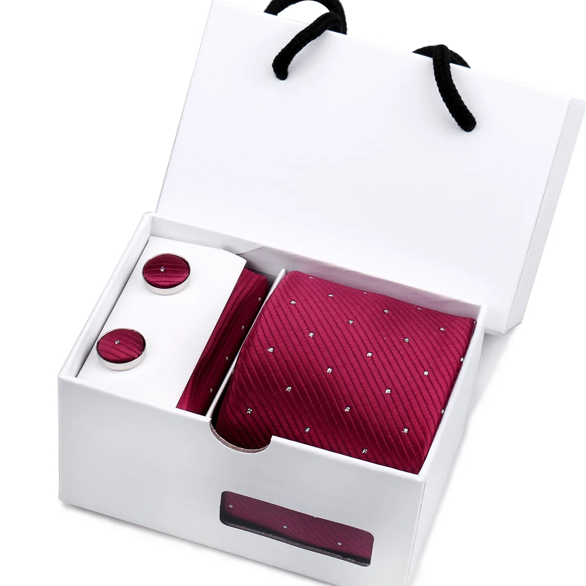 Slipsset i presentbox – lyxigt herrset