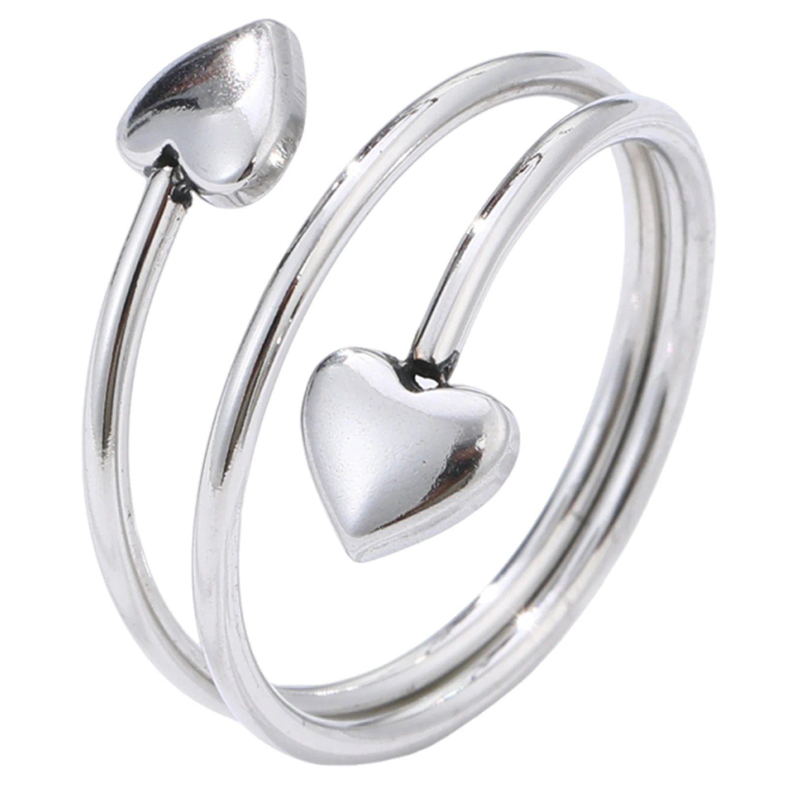 Justerbar magnetisk hjärtring för dam – Romantisk och modern design