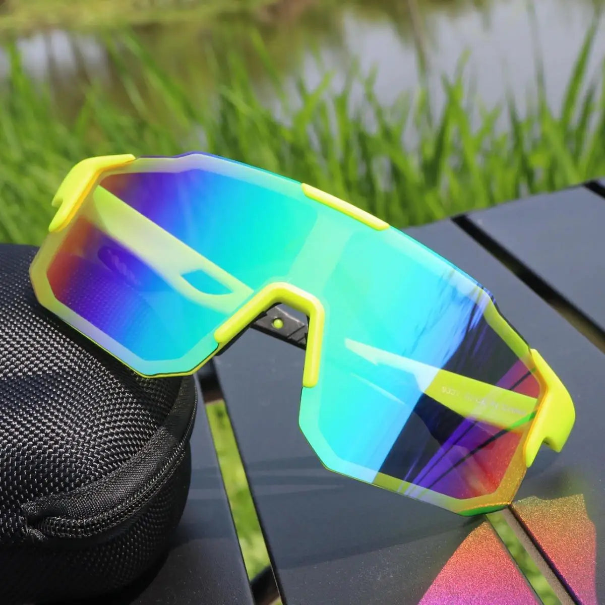 Cykelglasögon Large Frame – UV400 Sport & Vindskydd