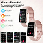 LIGE Smartwatch 1.47” – Pulsmätning & Bluetooth-samtal