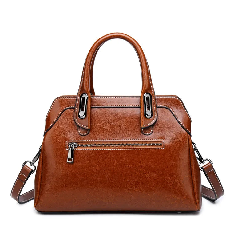 Handväska i äkta läder – elegant axelväska & crossbody