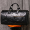 Resväska i äkta läder – Vintage duffel bag