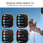 Hello 3 Plus Ultra Smartwatch – 2.04” AMOLED & Bluetooth-samtal