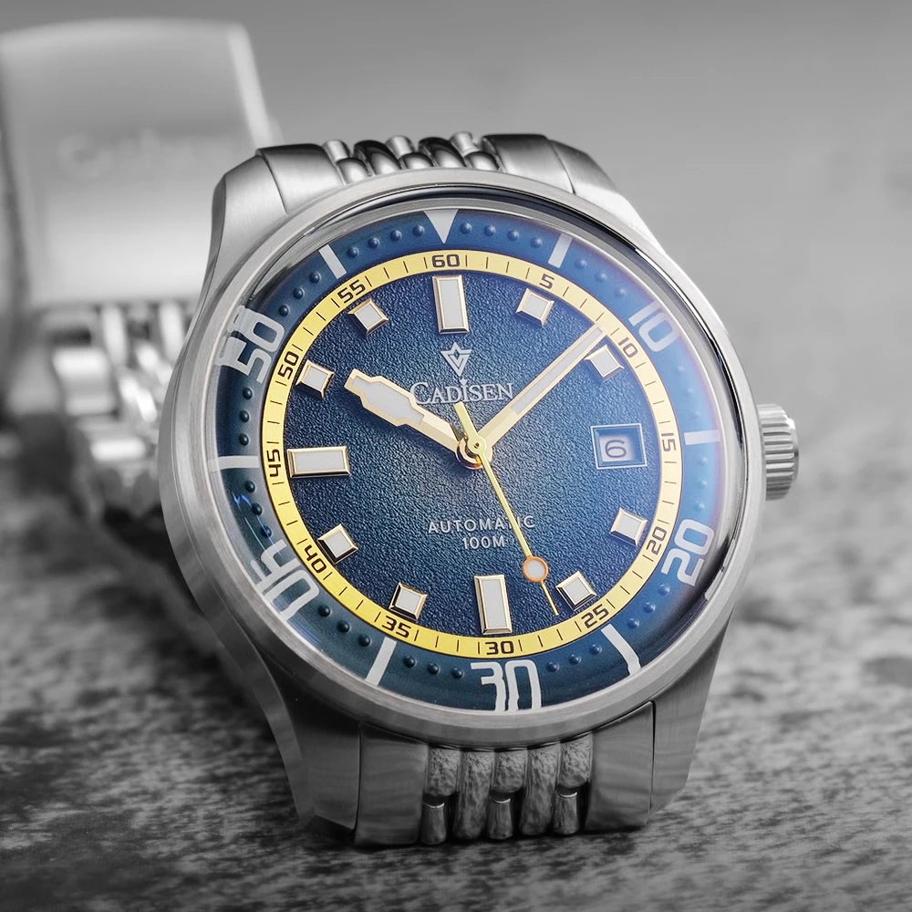 CADISEN C8244 automatisk herrklocka – Miyota 8215, kupat glas, 100m