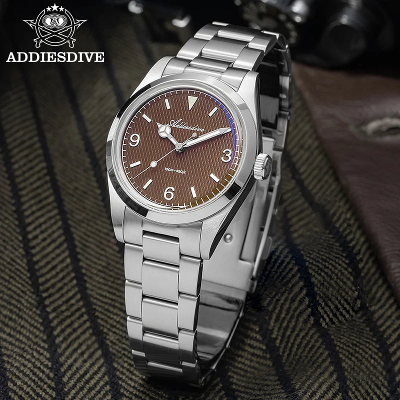 ADDIESDIVE herrklocka – Japanskt quartz, 100 m
