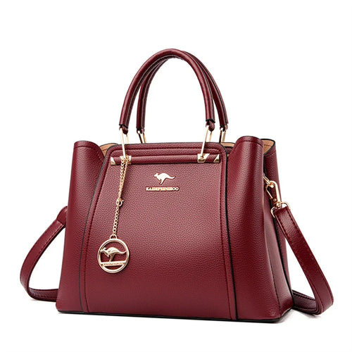 Axelväska dam 3-fack – stor shopper & crossbody