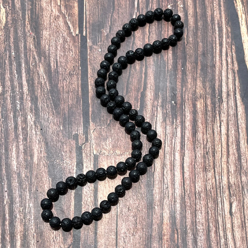 Lava sten halsband med tigeröga – choker