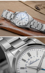 ADDIESDIVE AD2065 – Lyxig 36mm GMT quartzklocka i rostfritt stål (10ATM)