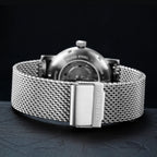 BERNY Schweizisk automatisk herrklocka – Safirglas