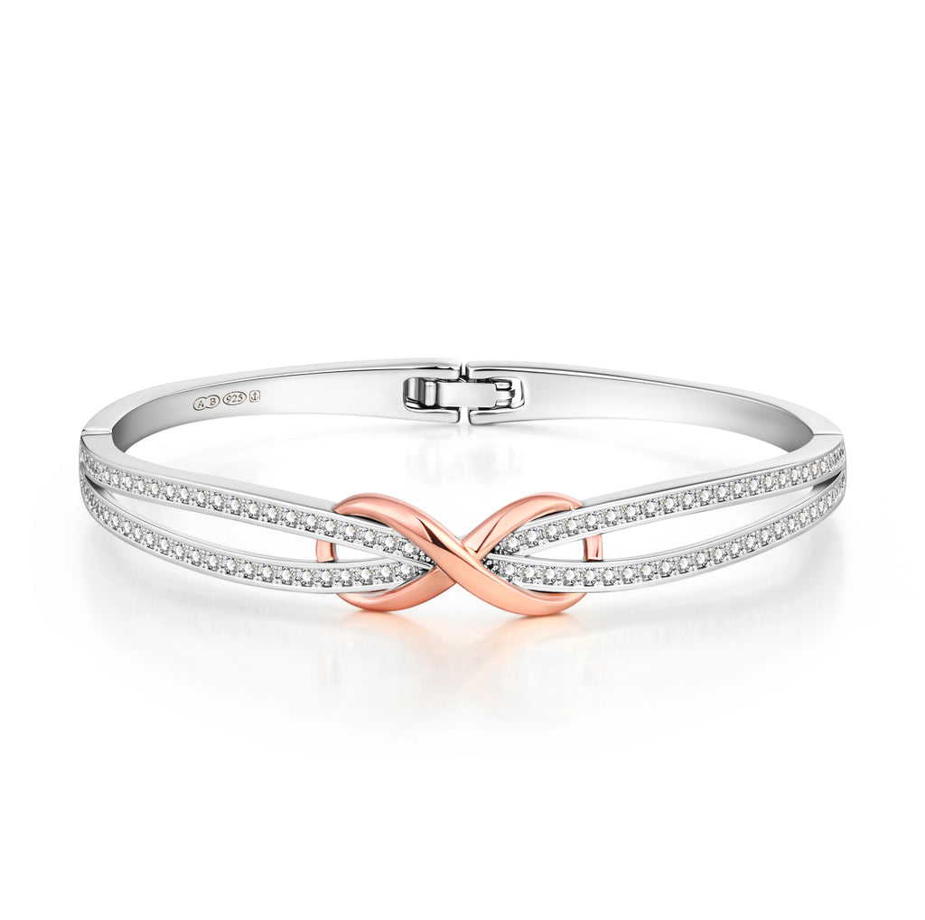 ArtPage stelt armband dam – silverpläterat med roséguldfärgade detaljer