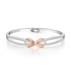 ArtPage stelt armband dam – silverpläterat med roséguldfärgade detaljer