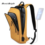Heroic Knight slim datorryggsäck 15,6–17 tum med laddningsport