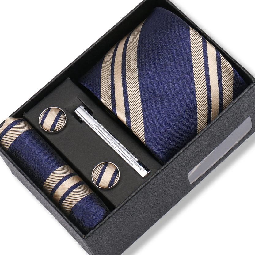 Slipsset herr 8 cm presentbox som sommarpresent till honom