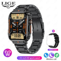 LIGE Smartwatch 1.95” – Bluetooth-samtal & fitness