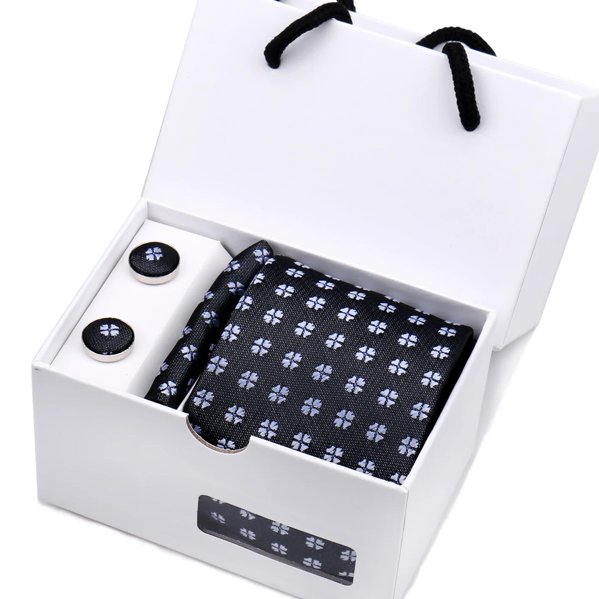 Slipsset i presentbox – lyxigt herrset