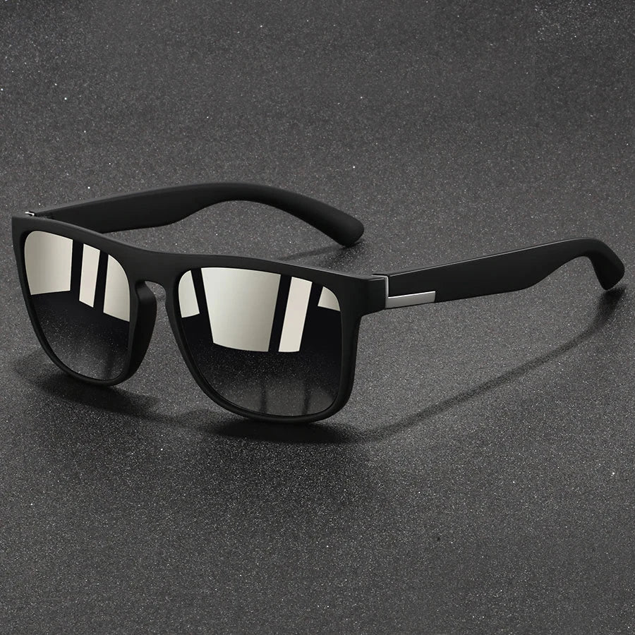 Vintage Fyrkantiga Solglasögon – Unisex Retro & Antireflex