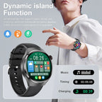 LIGE Smartwatch 360×360 – Bluetooth-samtal & hälsomätning