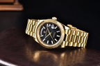 PAGANI DESIGN DD36 Guld grön V2 – Automatisk lyxklocka i rostfritt stål