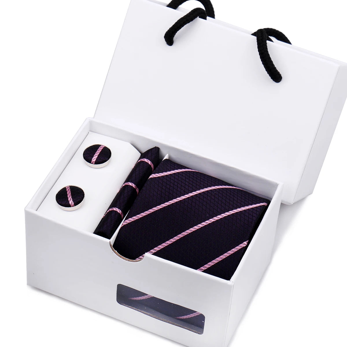 Slipsset i presentbox – lyxigt herrset