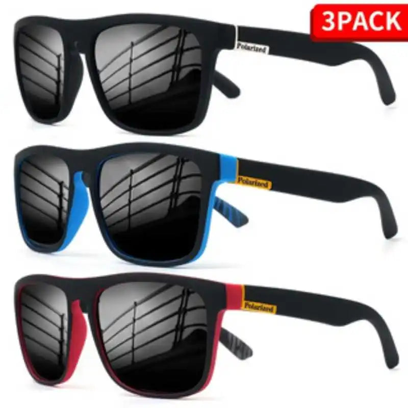 Polariserade Solglasögon Herr 3‑Pack Retro