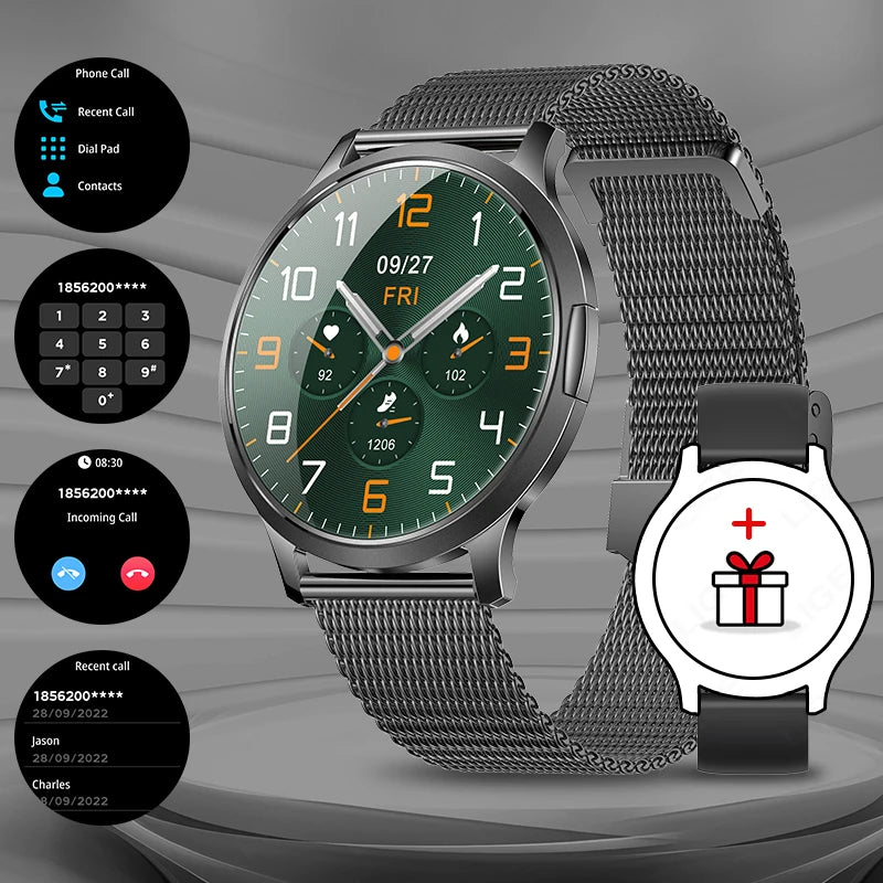 LIGE Dam Smartwatch 1.32” – AMOLED & pulsmätning