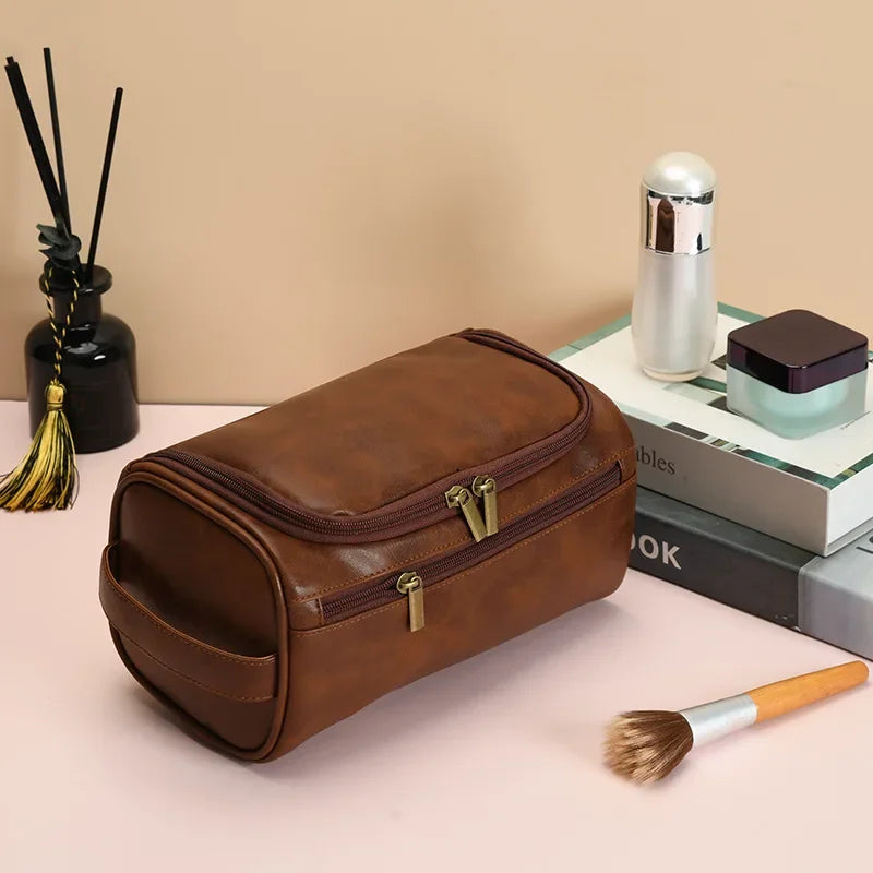 Vintage rese‑necessär för herr