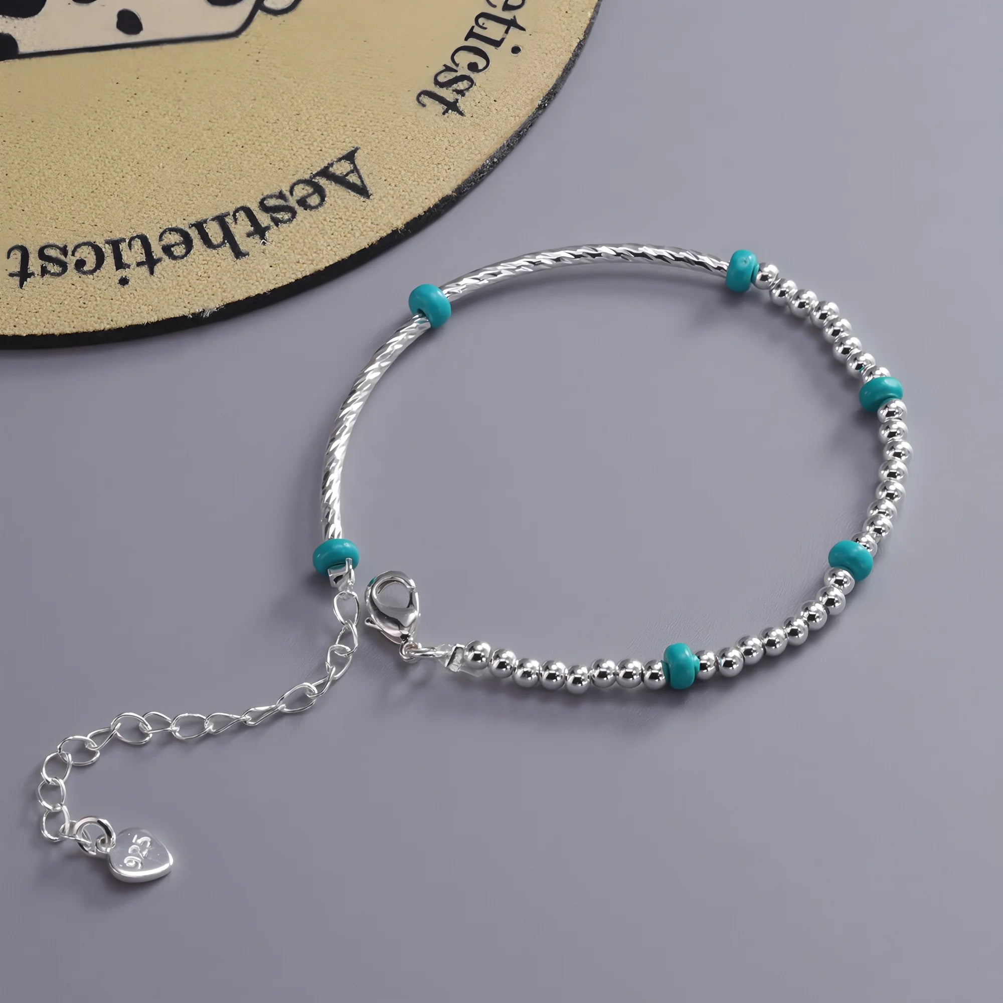 Silverarmband Dam Hjärta