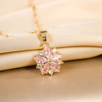 Halsband dam – sakura halsband i stål i rostfritt stål