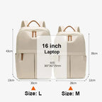 Rymlig datorryggsäck dam i Oxford-material 20–35 L