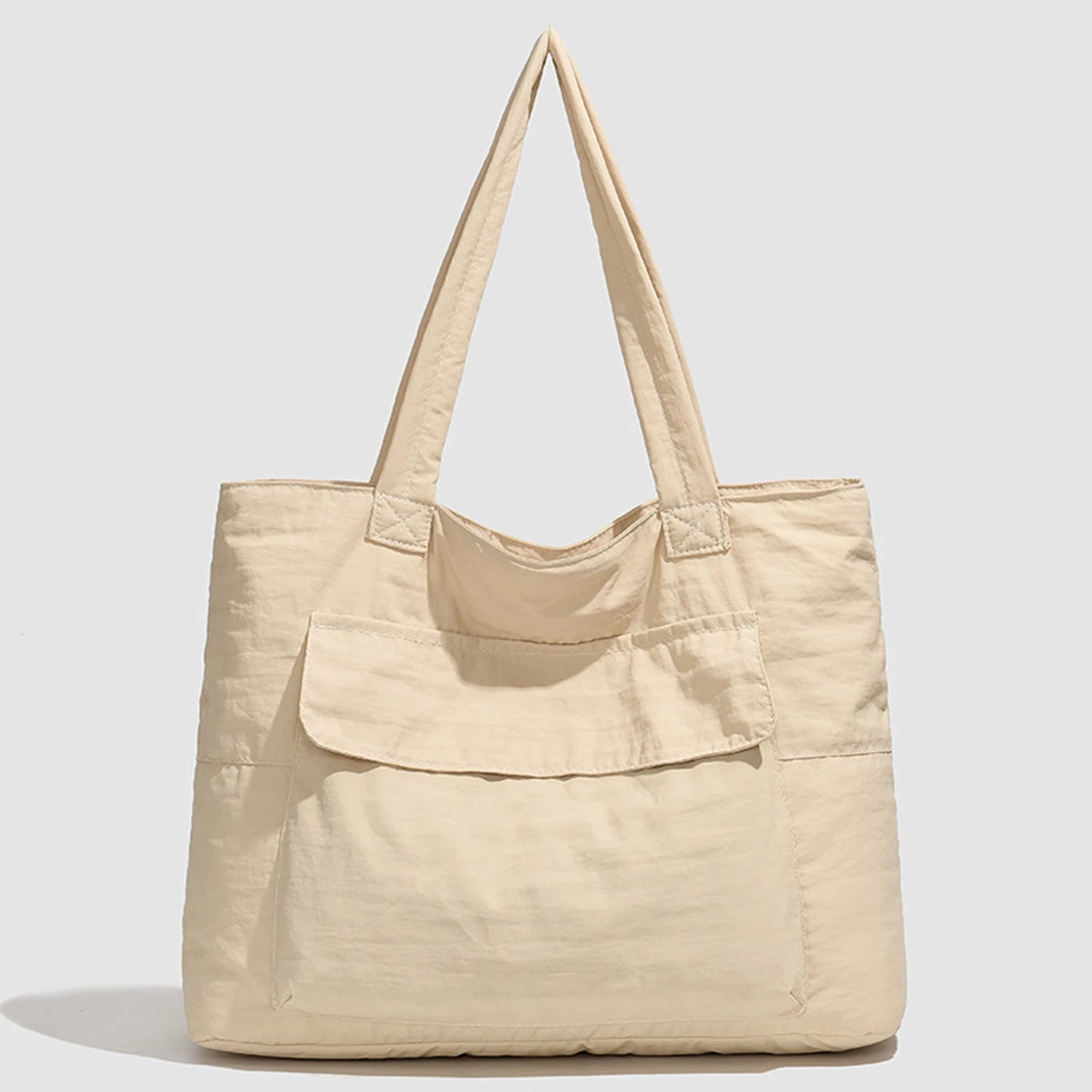 Canvas tote bag med stor kapacitet