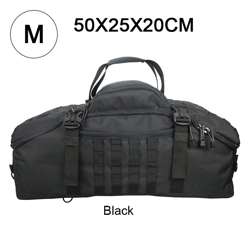 Militär duffelbag / weekendbag 80L – 3-i-1 multifunktion