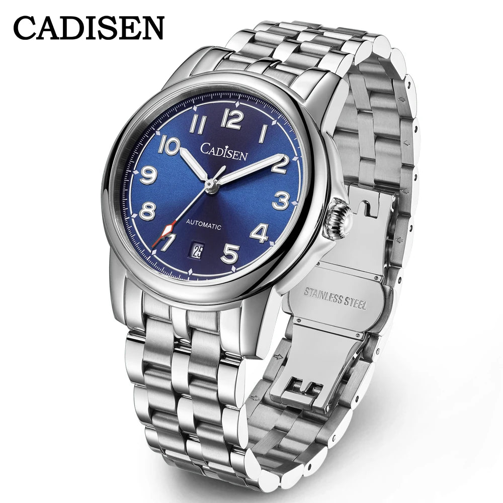 CADISEN automatisk herrklocka C8235 – Miyota 8215 & safirglas 39 mm